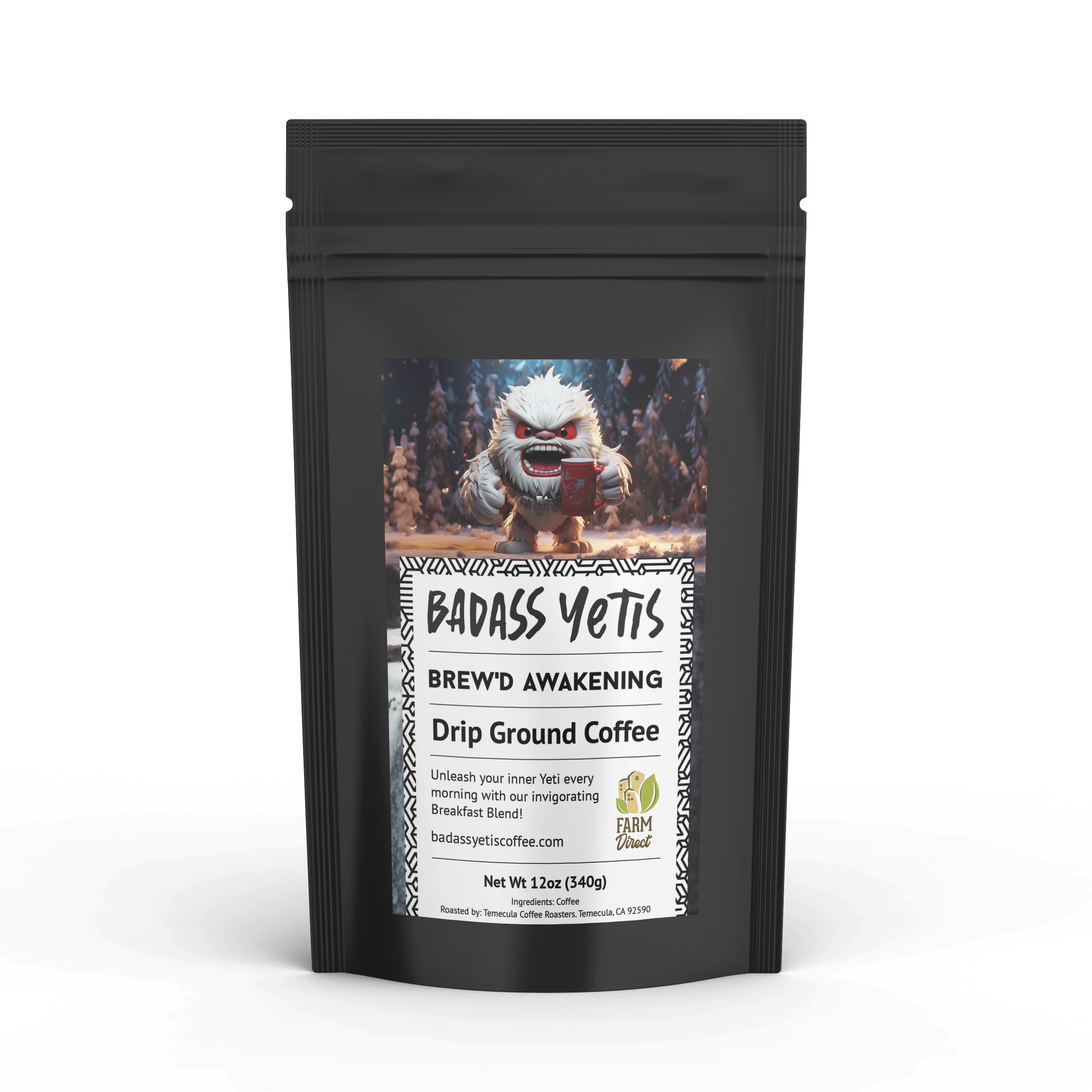 Tracks of the Yeti - Vanilla Flavored Coffee – Geek Grind Coffee